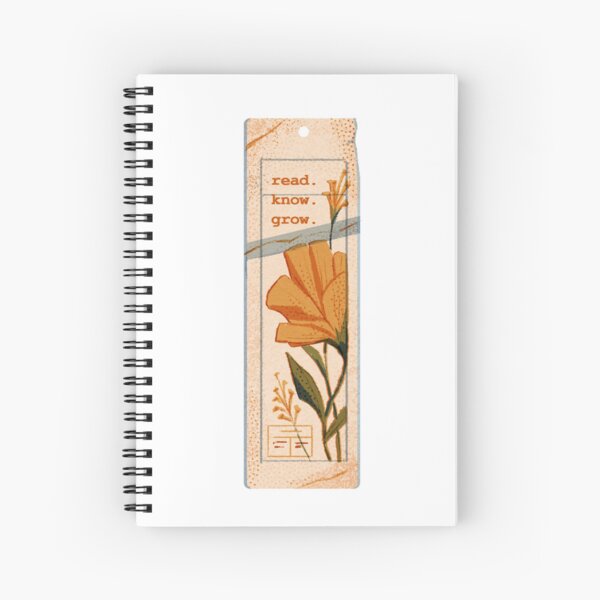 Item preview, Flowers Bookmark | Bookish Bookmarks | read, know, grow designed and sold by Nyxander's Bookish Catalogue.