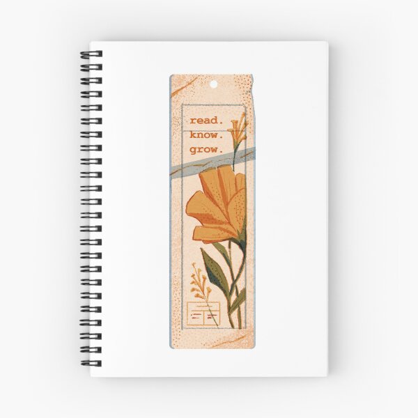 Item preview, Flowers Bookmark | Bookish Bookmarks | read, know, grow designed and sold by Nyxander's Bookish Catalogue.