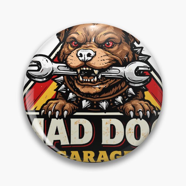 Item preview, Mad Dog Garage T-Shirt designed and sold by Matinez Pink.