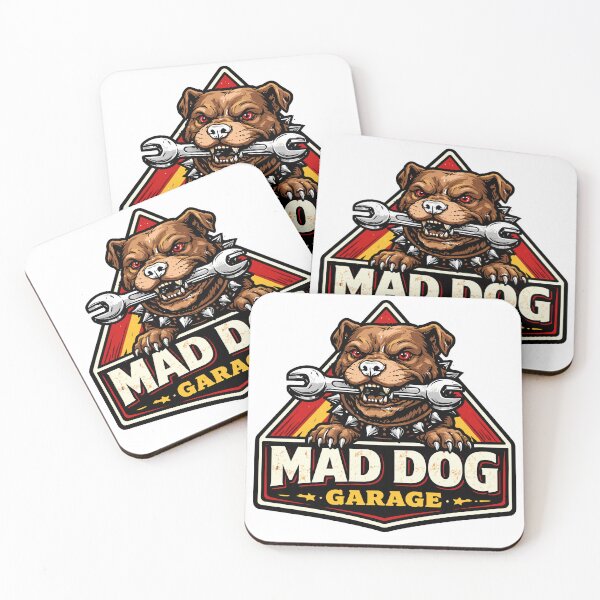 Item preview, Mad Dog Garage T-Shirt designed and sold by Matinez Pink.