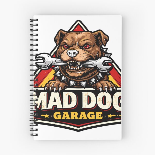Item preview, Mad Dog Garage T-Shirt designed and sold by Matinez Pink.
