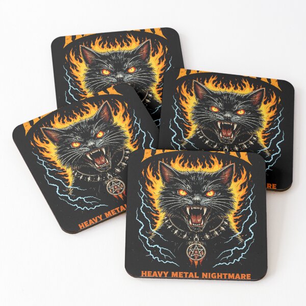 Item preview, Hellcat Heavy Metal T-Shirt designed and sold by Matinez Pink.