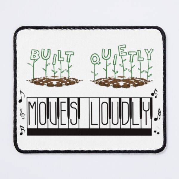 Item preview, Build Quietly Move Loudly | Growing Plants & Piano Keys Art designed and sold by Miheerala.