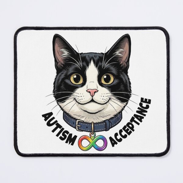 Item preview, Tuxedo Cat - Autism Acceptance designed and sold by Luan Huynh.