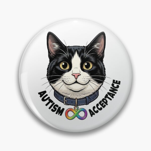 Item preview, Tuxedo Cat - Autism Acceptance designed and sold by Luan Huynh.