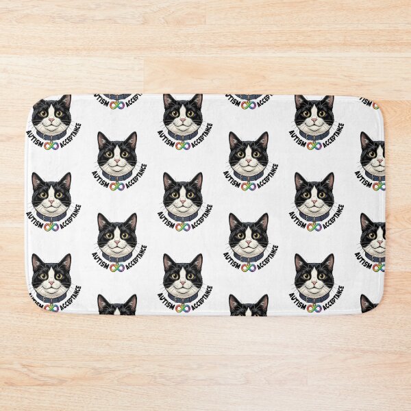 Item preview, Tuxedo Cat - Autism Acceptance designed and sold by Luan Huynh.