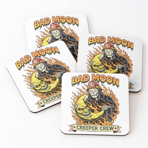Item preview, Bad Moon Creeper Crew T-Shirt designed and sold by Matinez Pink.