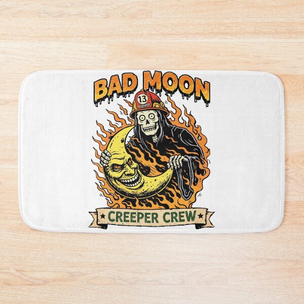 Item preview, Bad Moon Creeper Crew T-Shirt designed and sold by Matinez Pink.