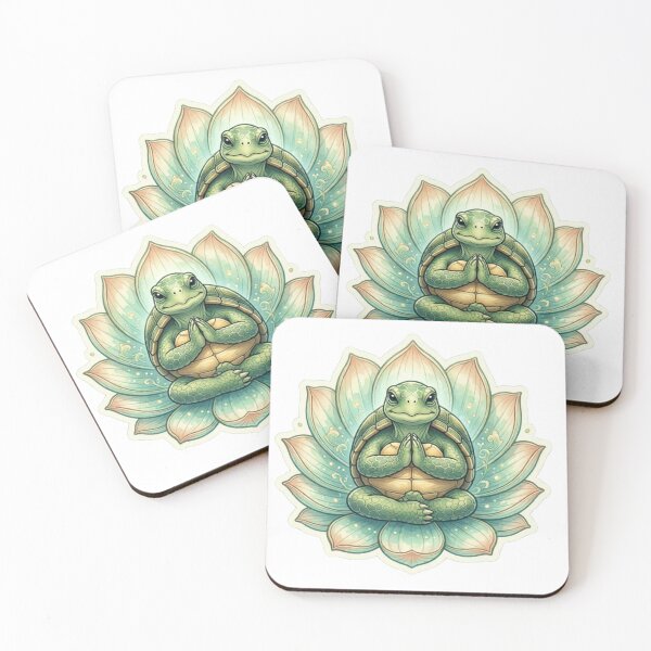 Item preview, Slow Flow: Turtle Yoga Vibes designed and sold by Med-th-ewolf.
