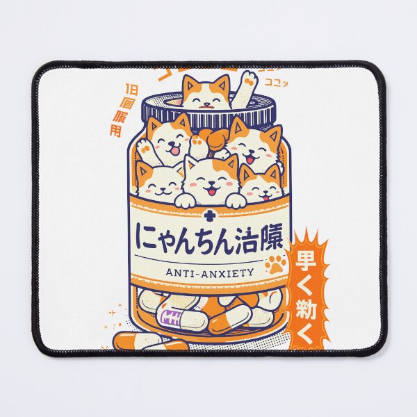 Item preview, Cute Cats Anxiety Relief T-Shirt designed and sold by Matinez Pink.