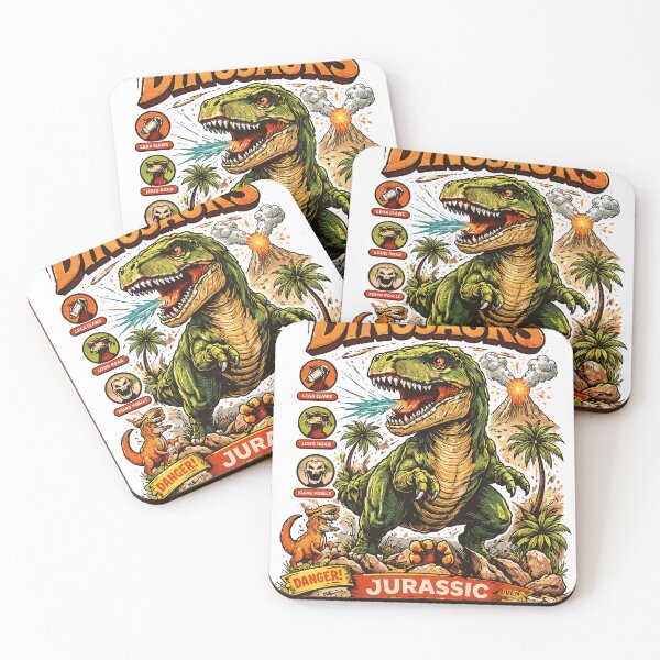 Item preview, Roaring Dinosaurs T-Shirt designed and sold by Matinez Pink.