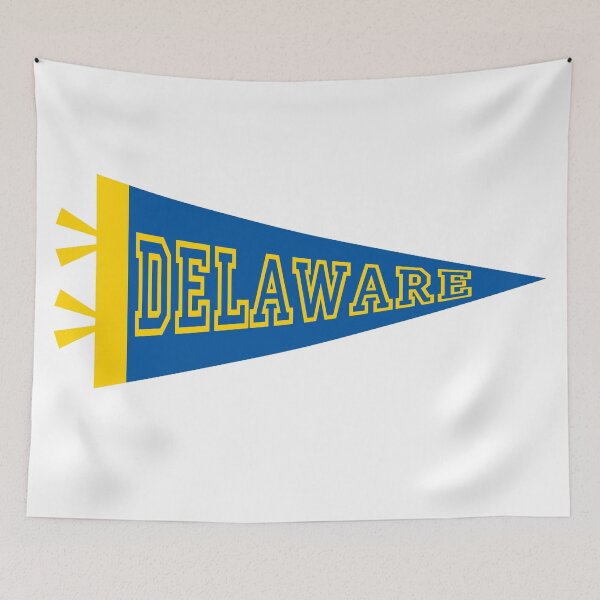 Item preview, Delaware Pennant Flag Sticker designed and sold by OFish3.