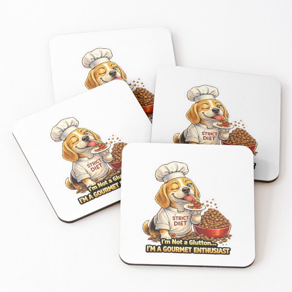 Item preview, Not a Glutton Gourmet Enthusiast Funny Beagle Gift designed and sold by Gentlestate.