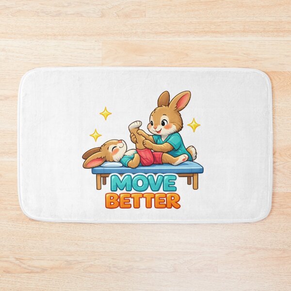 Item preview, Move Better Physical Therapy Bunny Rehab Cute PT Recovery Motivation Design designed and sold by ClinicalHubs.