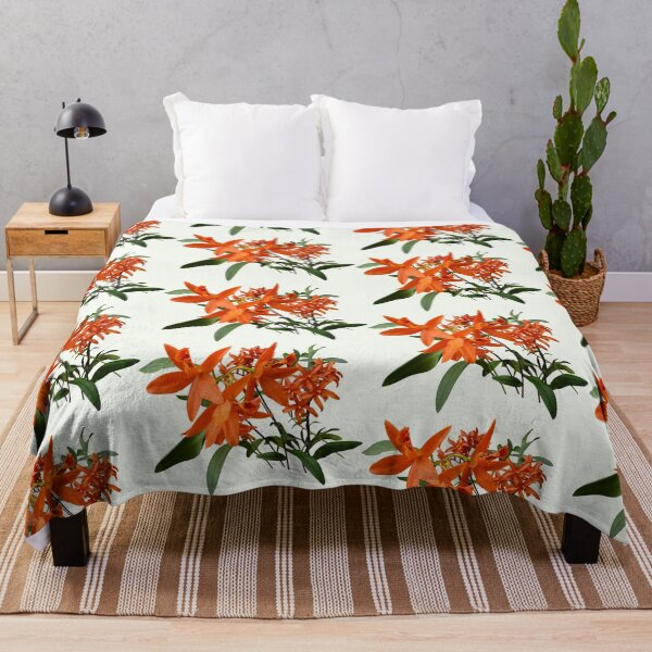 Item preview, Orange Epidendrum Orchid designed and sold by Susan Savad.