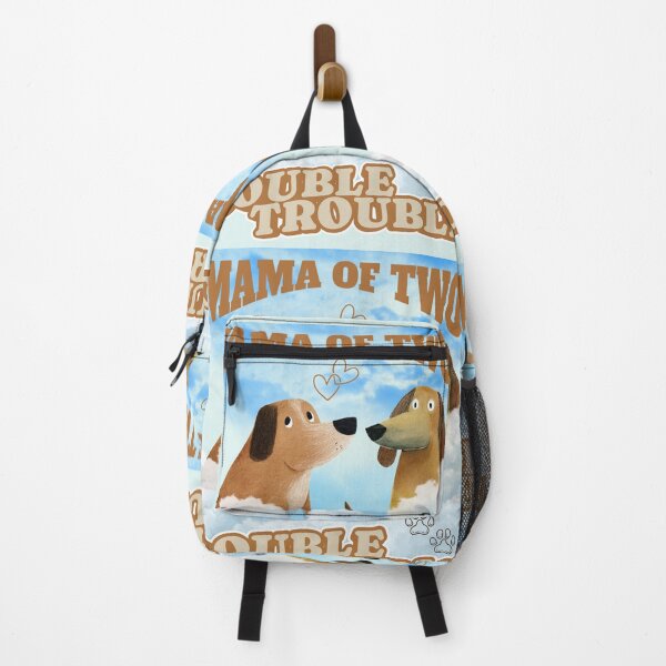 Item preview, Mama of Two Double Trouble Dogs Vintage Aesthetic designed and sold by Teez Haven.