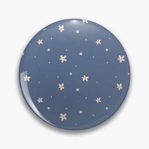 Item preview, Blue Daisy Toss Pattern designed and sold by MoonwillowArt.