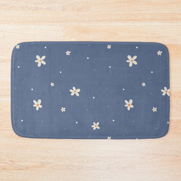 Item preview, Blue Daisy Toss Pattern designed and sold by MoonwillowArt.