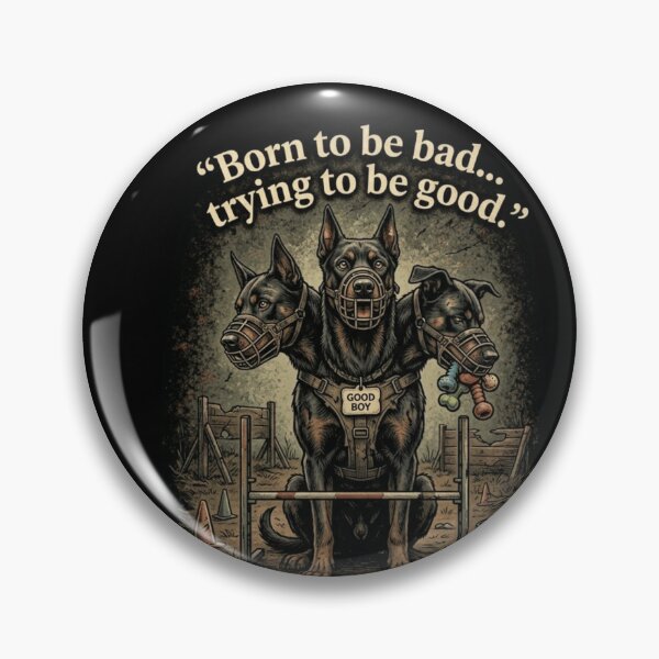Item preview, Born to Be Bad: Trying to Be Good Cerberus designed and sold by Wild Hare.