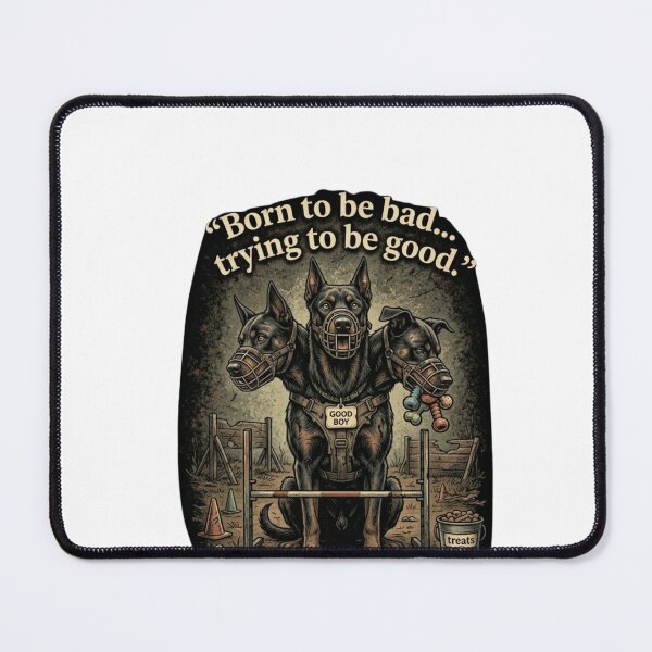 Item preview, Born to Be Bad: Trying to Be Good Cerberus designed and sold by Wild Hare.