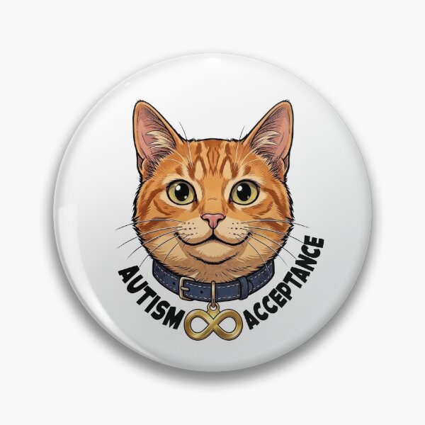 Item preview, Orange Tabby Cat - Autism Acceptance designed and sold by Luan Huynh.