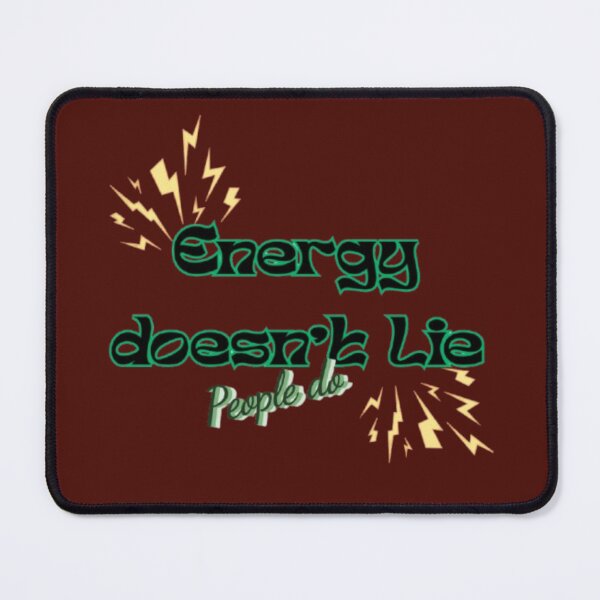 Item preview, Energy Doesn't Lie People Do | Electric Green Bolt Quote designed and sold by Miheerala.