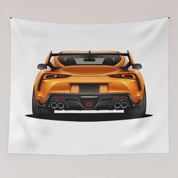 Item preview, Orange Performance Sports Car Rear View – Street Racing Design designed and sold by GT Garage.