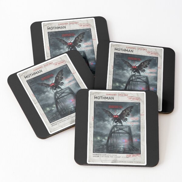 Item preview, Mothman Classified Alert – Paranormal Entity Report designed and sold by PLUSHIWORLDtm.