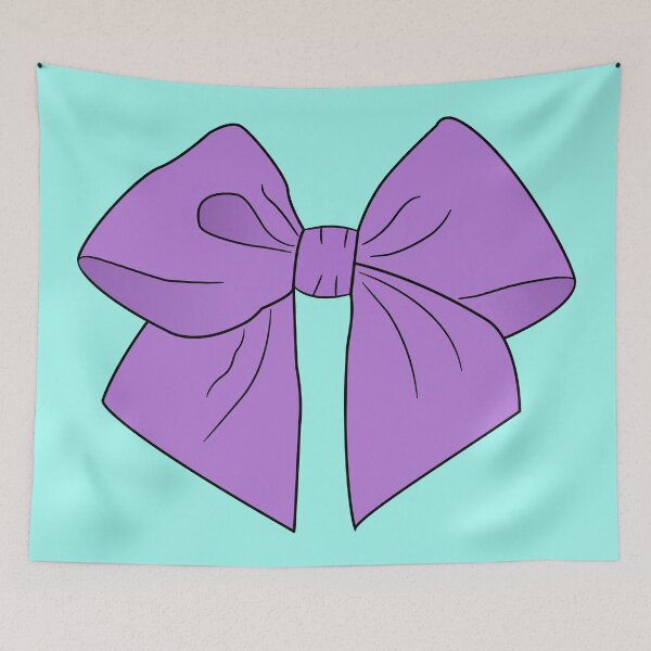 Item preview, Vibrant Violet Vector Bow designed and sold by LozMac.