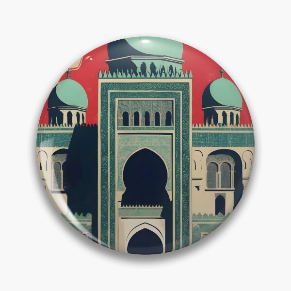 Item preview, Souk El Arbaa Morocco Retro Vintage Travel Design designed and sold by TravelersGems.