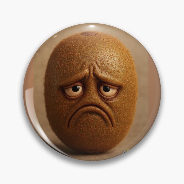 Item preview, Sad Kiwi Character Fruit Art designed and sold by NOMISKISAW.