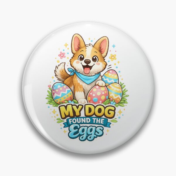Item preview, My Dog Found the Eggs Funny Easter Dog Design designed and sold by StyleLap.