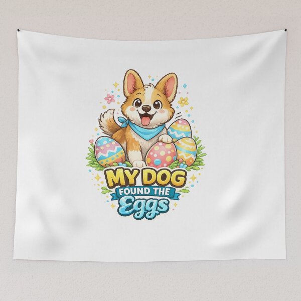 Item preview, My Dog Found the Eggs Funny Easter Dog Design designed and sold by StyleLap.
