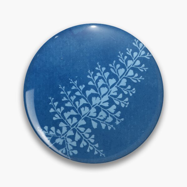 Item preview, Fern leaf, Cyanotype, blue sunprint art, experimental photography designed and sold by SWSandraWechner.