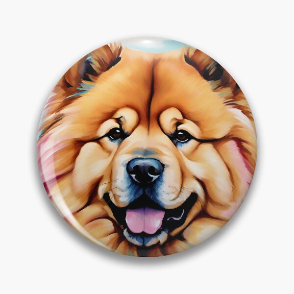 Artikelvorschau,  Chow Chow Pop-Art Hundeporträt entworfen und verkauft von Steffani Lehmann.