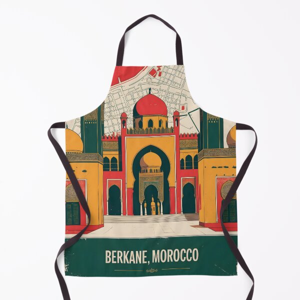 Item preview, Berkane Morocco Retro Vintage Travel Design designed and sold by TravelersGems.