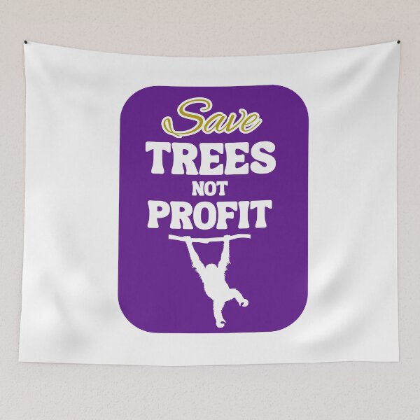 Item preview, Save trees not profit designed and sold by BritishDelights.