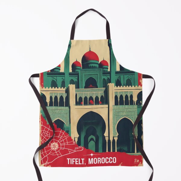 Item preview, Tifelt Morocco Retro Vintage Travel Design designed and sold by TravelersGems.