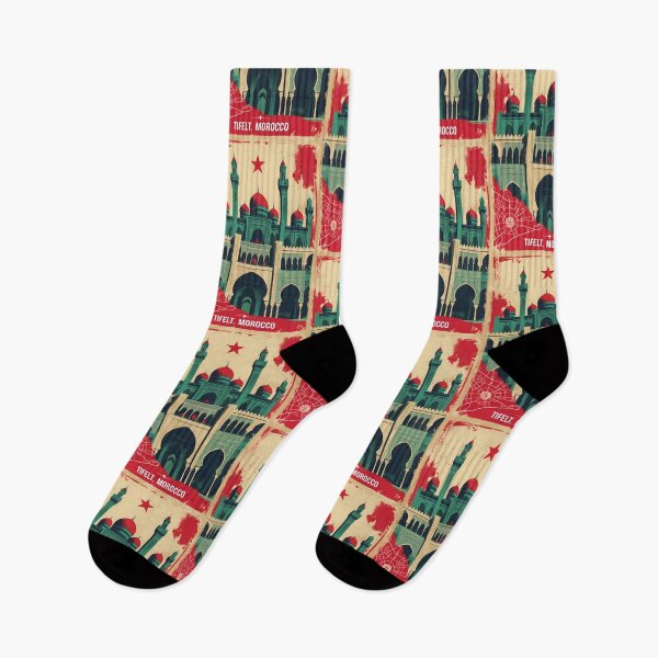 Item preview, Tifelt Morocco Retro Vintage Travel Design designed and sold by TravelersGems.