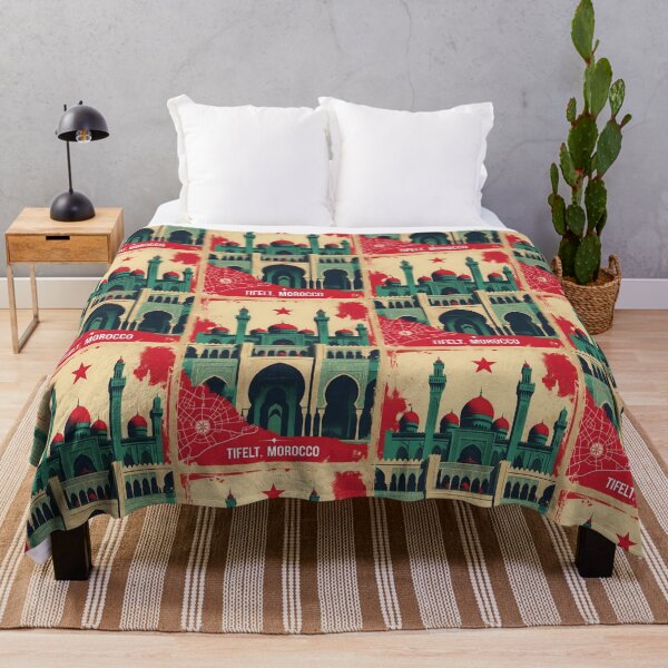 Item preview, Tifelt Morocco Retro Vintage Travel Design designed and sold by TravelersGems.
