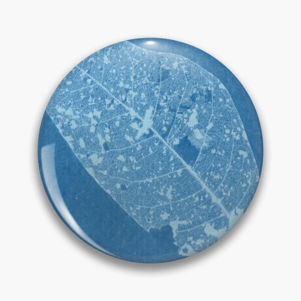 Item preview, Leaf III, Cyanotype, blue sunprint art, experimental photography designed and sold by SWSandraWechner.