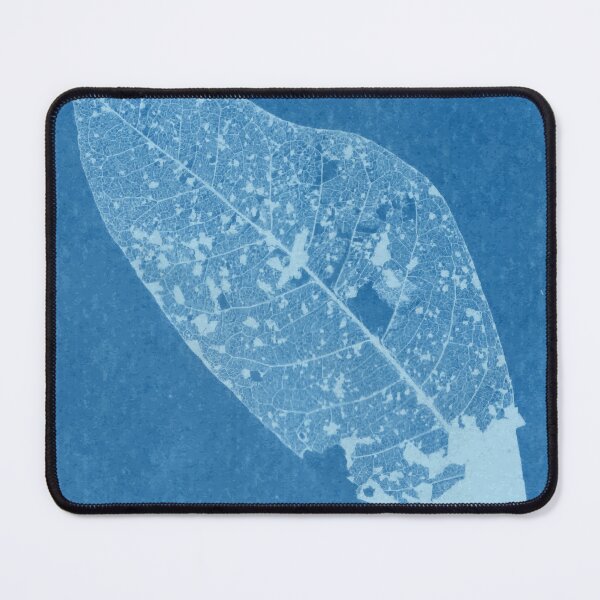 Item preview, Leaf III, Cyanotype, blue sunprint art, experimental photography designed and sold by SWSandraWechner.