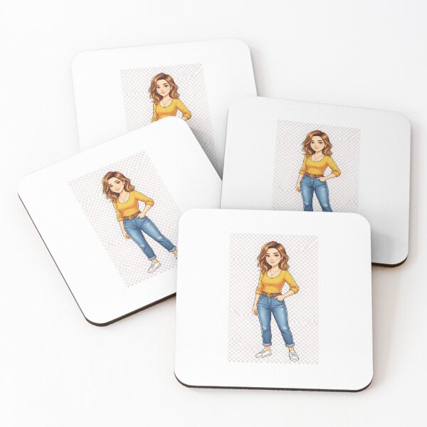 Item preview, Modern Girl Vibes – Trendy Cartoon Fashion Icon designed and sold by Hustle DNA Studio.