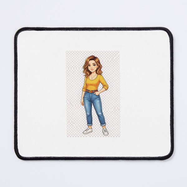 Item preview, Modern Girl Vibes – Trendy Cartoon Fashion Icon designed and sold by Hustle DNA Studio.