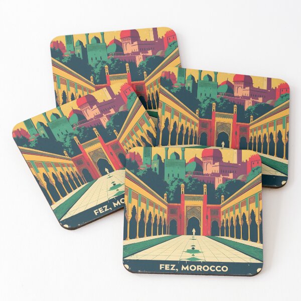 Artikelvorschau, Fez Marokko Retro Vintage Reisedesign entworfen und verkauft von TravelersGems.