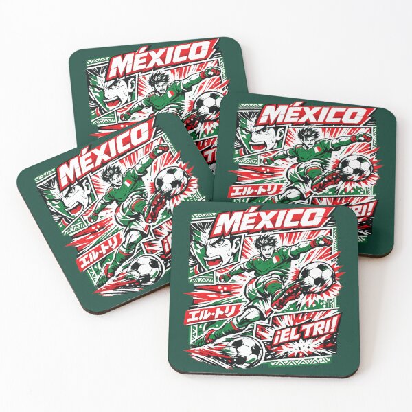 Item preview, Mexico Soccer Anime Graphic T-Shirt | El Tri Football Streetwear | Manga Style Futbol Design designed and sold by JonelCrafts.