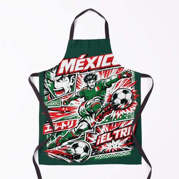 Item preview, Mexico Soccer Anime Graphic T-Shirt | El Tri Football Streetwear | Manga Style Futbol Design designed and sold by JonelCrafts.