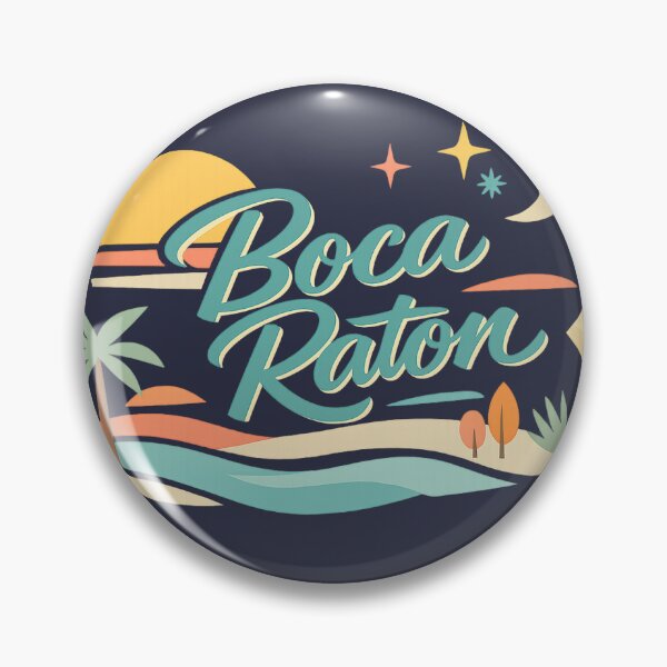 Item preview, Boca Raton  designed and sold by Broken Antler Designs .
