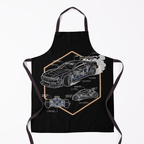 Artikelvorschau, Mecha-Anime-Driftwagen-Linienzeichnung Schematische Kunst entworfen und verkauft von FiveBlessings.