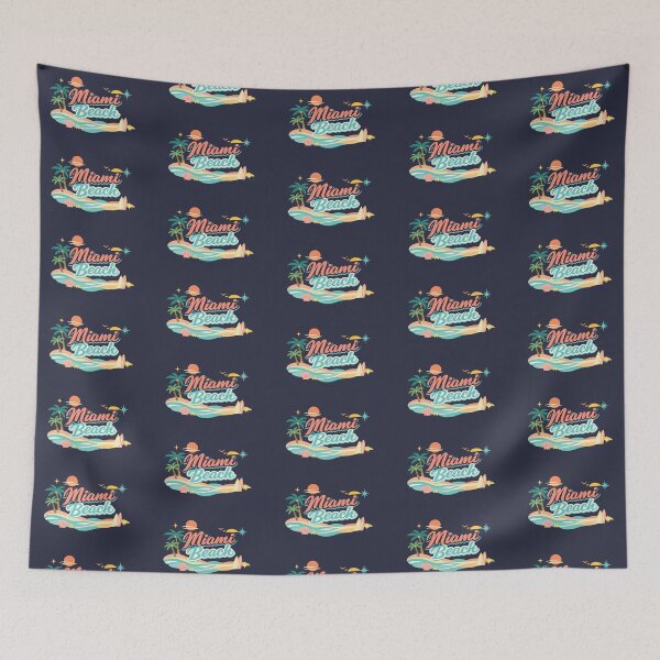 Item preview, Miami Beach designed and sold by Broken Antler Designs .
